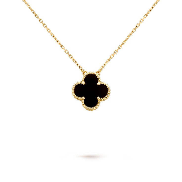 Coffret Clover gourmette+collier+boucles Noir