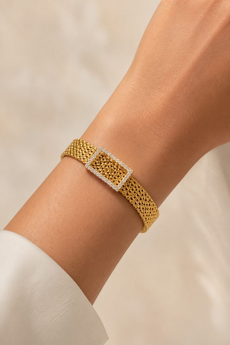Bracelet Maille Boucle - hero