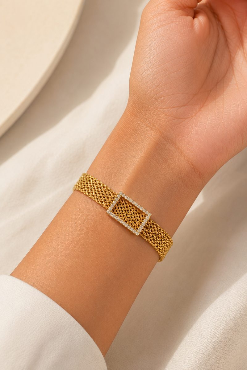 Bracelet Maille Boucle - lifestyle