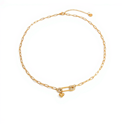 Collier Épingle de Cœur