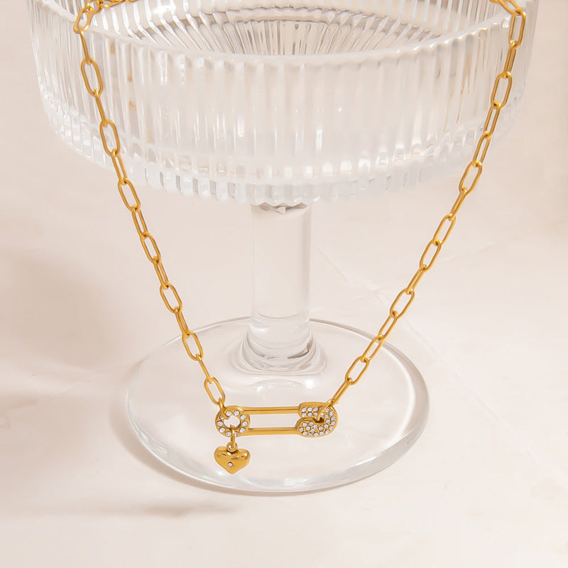 Collier Épingle de Cœur