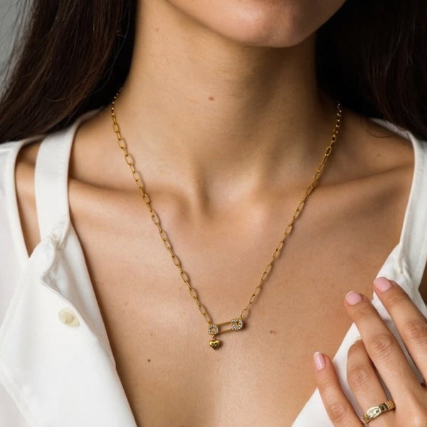 Collier Épingle de Cœur